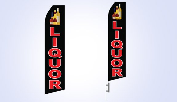 Liquor Stock Flag - 16ft