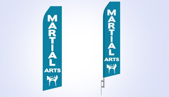 Martial Arts Stock Flag - 16ft