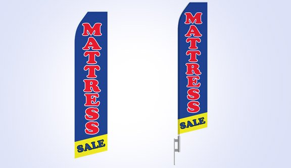 Mattress Sale Stock Flag - 16ft