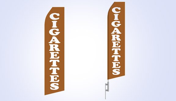 Cigarettes Stock Flag - 16ft