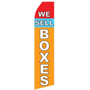 We Sell Boxes Stock Flag - 16ft