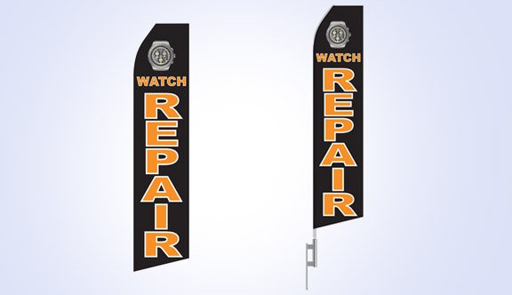 Watch Repair Stock Flag - 16ft