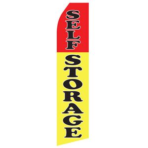 Self Storage Stock Flag - 16ft