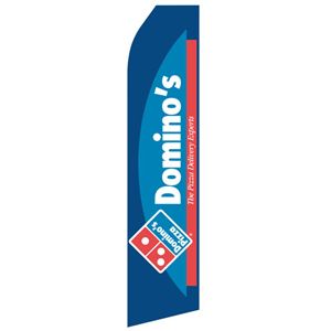 Domino's Pizza Logo Stock Flag - 16ft