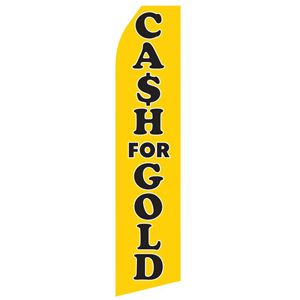 Cash For Gold Stock Flag - 16ft