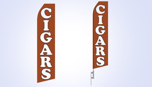 Cigars Stock Flag - 16ft