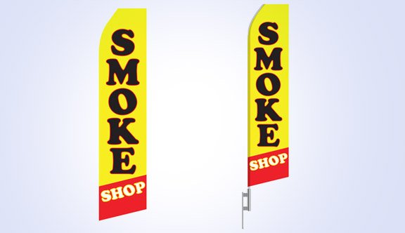 Smoke Shop Stock Flag - 16ft