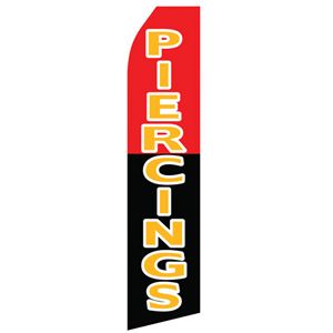 Piercings Stock Flag - 16ft