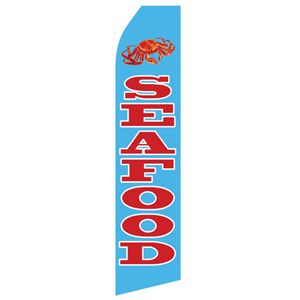 Seafood Stock Flag - 16ft