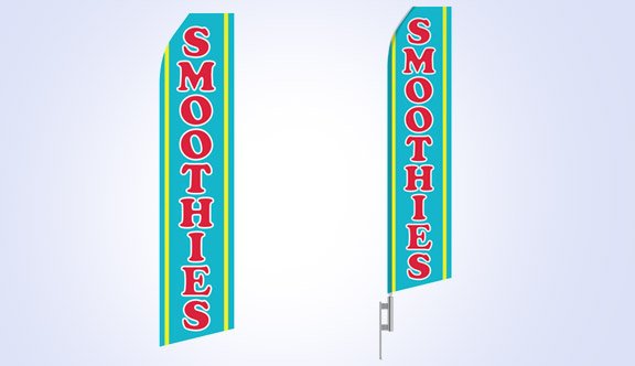 Smoothies Stock Flag - 16ft