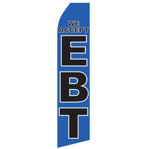 We Accept EBT Stock Flag - 16ft