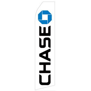 Chase Bank Logo Stock Flag - 16ft