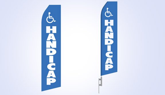 Handicap Stock Flag - 16ft