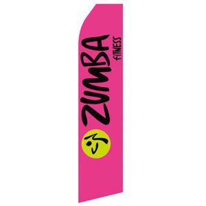 Zumba Fitness Stock Flag - 16ft