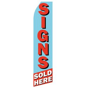 Sign Sold Here Stock Flag - 16ft