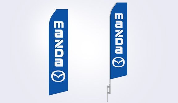 Mazda Logo Stock Flag - 16ft