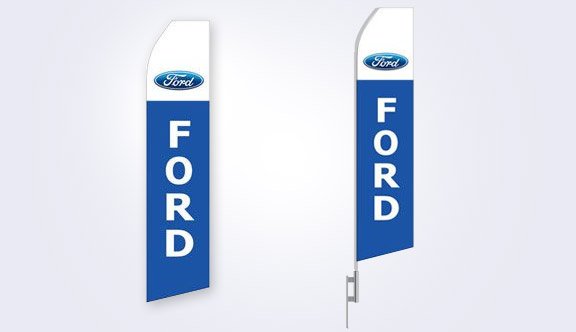 Ford Logo Stock Flag - 16ft