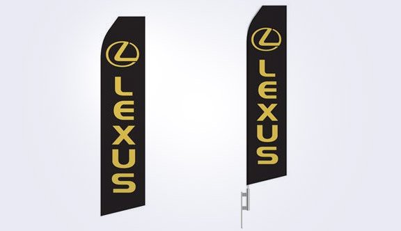 Lexus Logo Stock Flag - 16ft