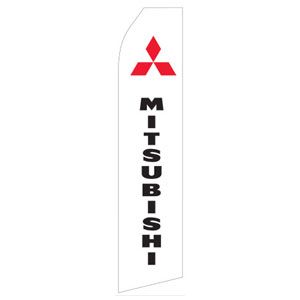 Mitsubishi Logo Stock Flag - 16ft