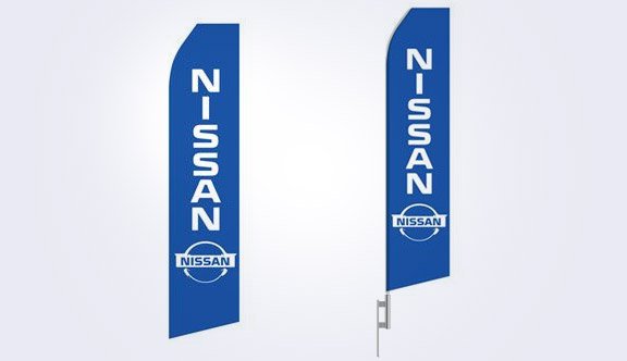 Nissan Logo Stock Flag - 16ft