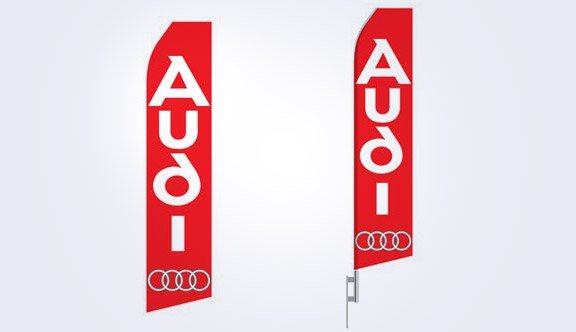 Audi Logo Stock Flag - 16ft