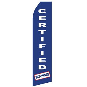 Certified Pre-Owned Stock Flag - 16ft