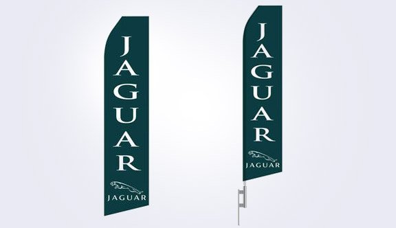 Jaguar Stock Flag - 16ft