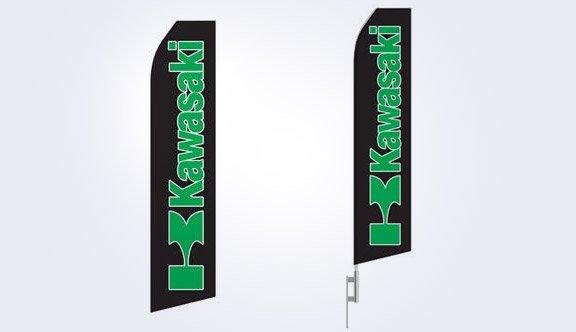 Kawasaki Logo Stock Flag - 16ft