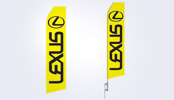 Lexus Logo Stock Flag - 16ft