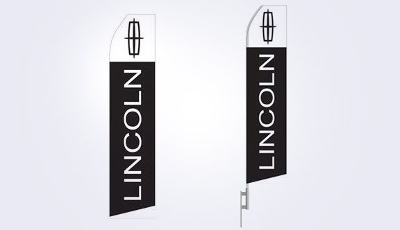 Lincoln Logo Stock Flag - 16ft