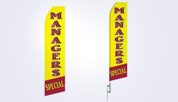 Manager Specials Stock Flag - 16ft