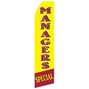 Manager Specials Stock Flag - 16ft