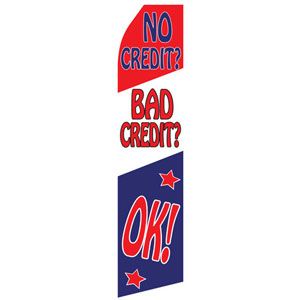 No Credit/Bad Credit OK! Stock Flag - 16ft