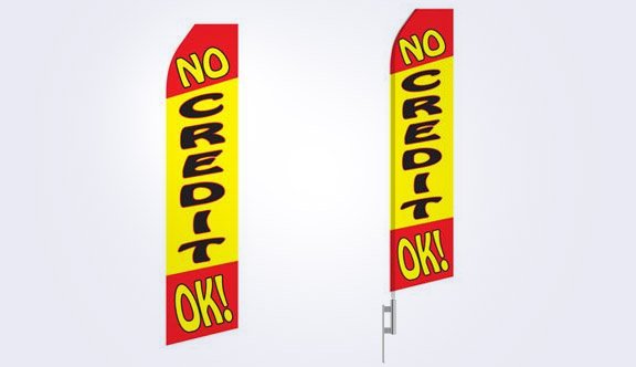 No Credit OK! Stock Flag - 16ft