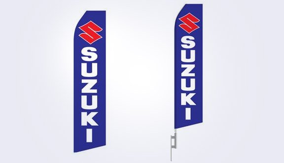 Suzuki Logo Stock Flag - 16ft