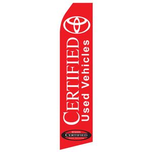 Toyota Certified Pre-Owned Stock Flag - 16ft