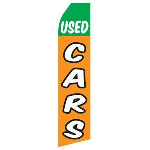 Used Cars Stock Flag - 16ft