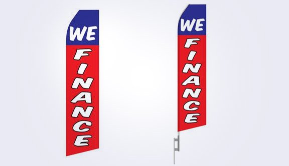 We Finance Stock Flag - 16ft