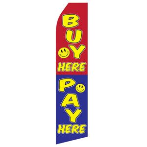 Buy Here Pay Here Stock Flag - 16ft