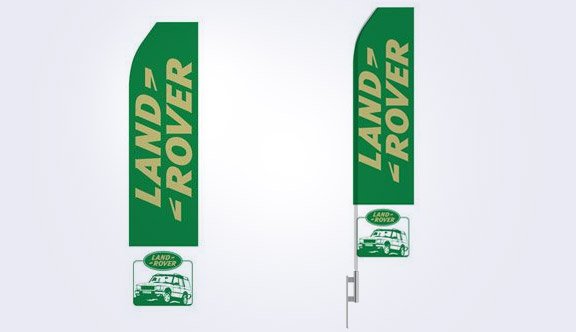 Land Rover Logo Stock Flag - 16ft