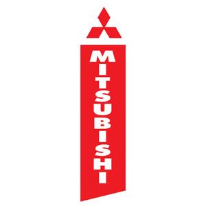 Mitsubishi Logo Stock Flag - 16ft