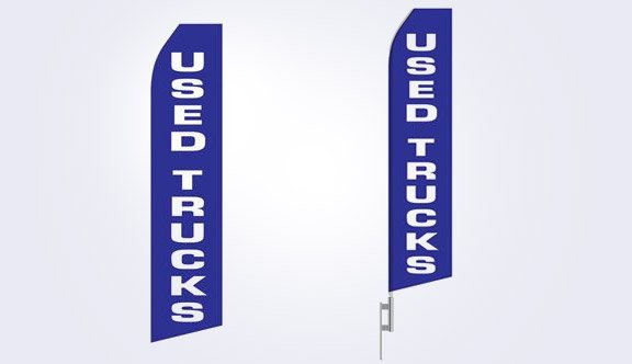 Used Trucks Stock Flag - 16ft