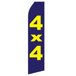 4X4 Stock Flag - 16ft