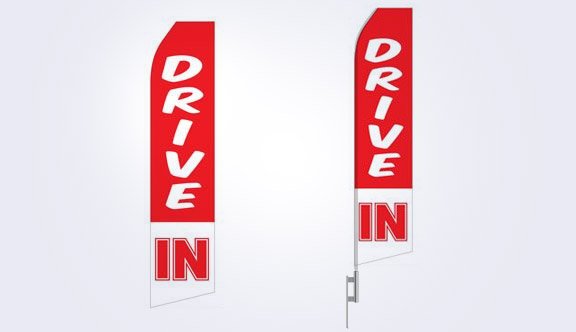 Drive In Stock Flag - 16ft