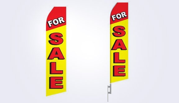 For Sale Stock Flag - 16ft