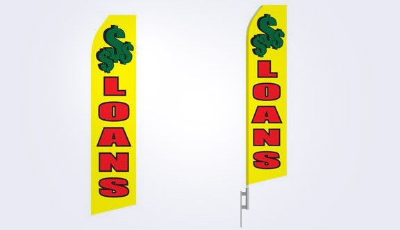 Loans Stock Flag - 16ft