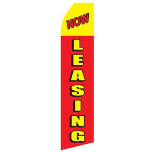 Now Leasing Stock Flag - 16ft