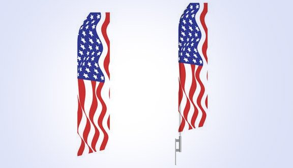 American Flag Stock Flag - 16ft