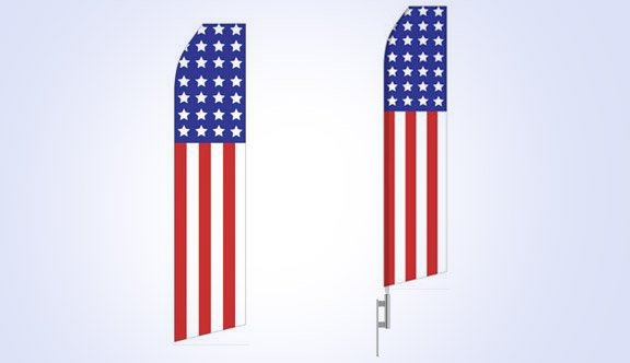 American Flag Econo Stock Flag - 16ft