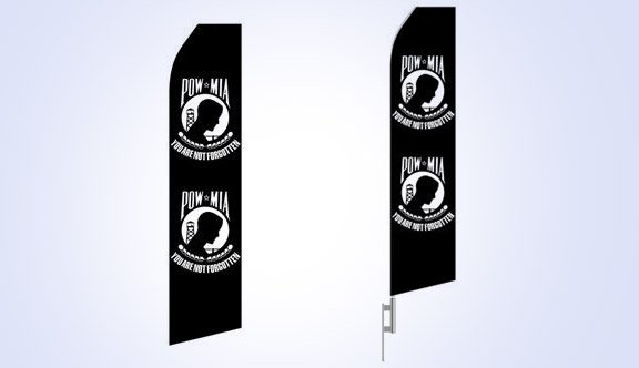 Pow Mia You Are Not Forgotten Stock Flag - 16ft